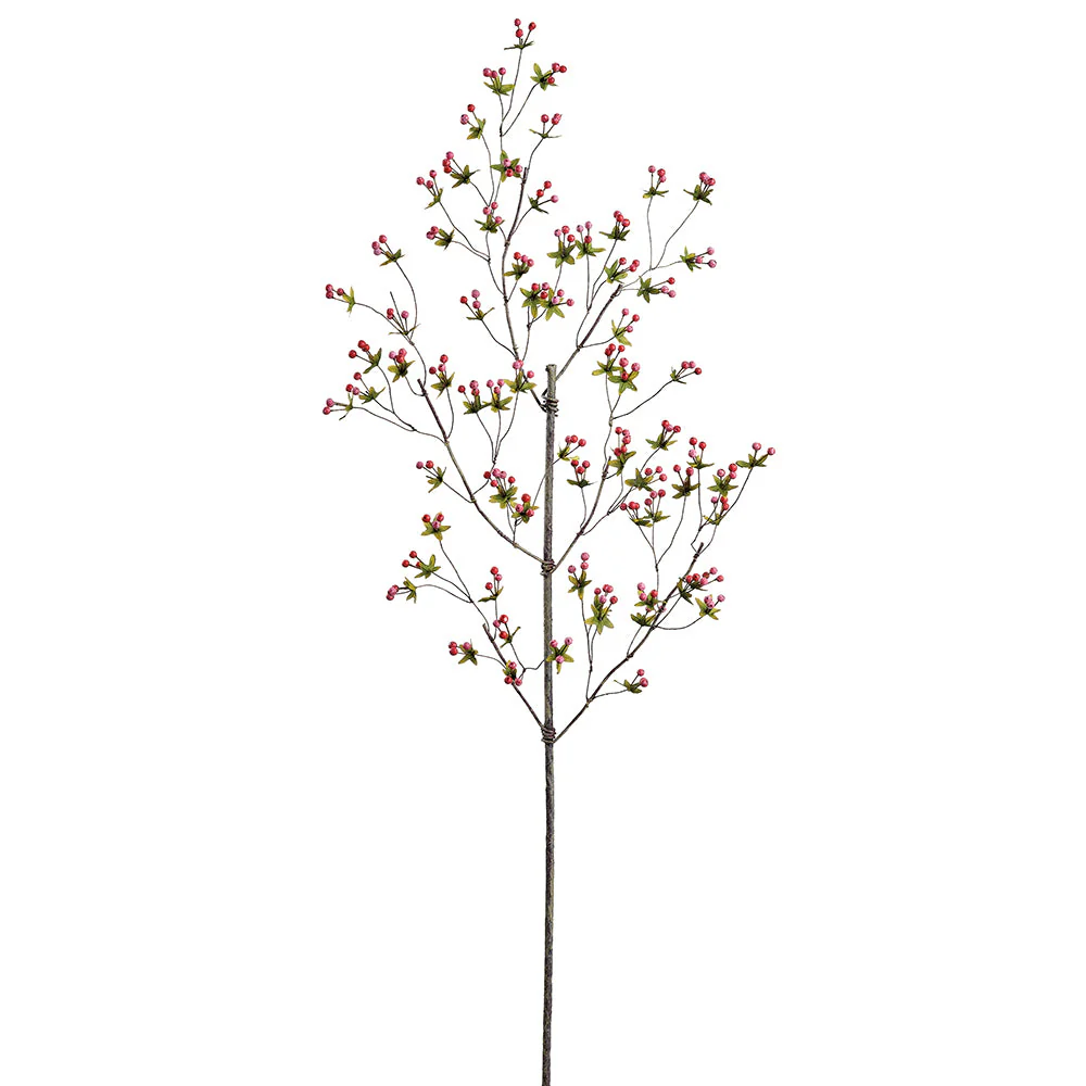 53" Berry Artificial Stem -Red (Pack of 12)
