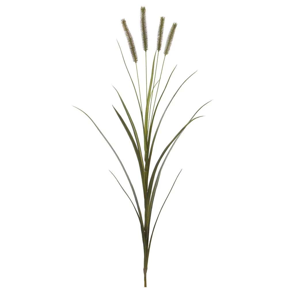 54" Artificial Foxtail Flower Stem -Brown/Green (Pack of 12)