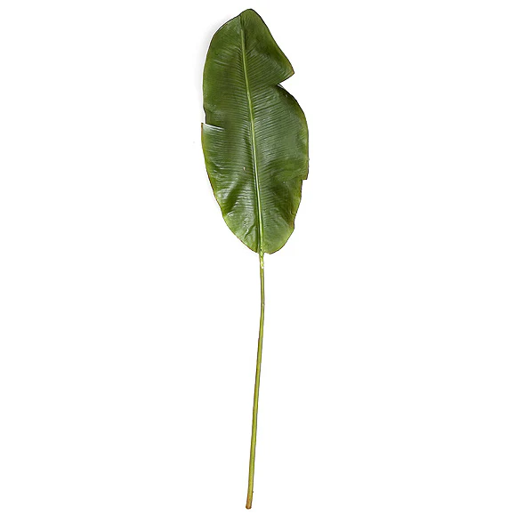54" Silk Banana Leaf Stem -Green (Pack of 6)