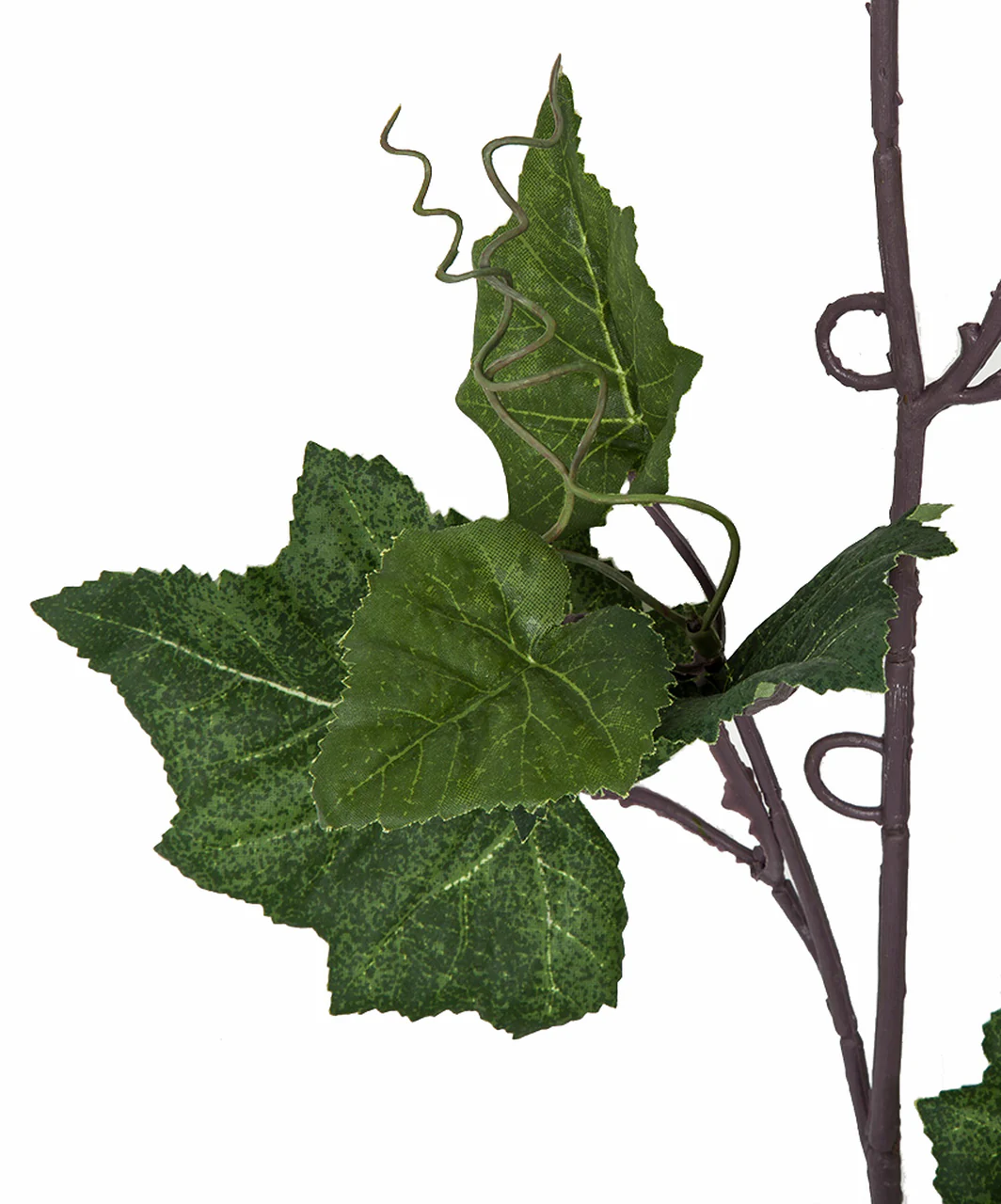 5'5" IFR Grape Leaf Artificial Garland -Green (Pack of 6) - Image 3