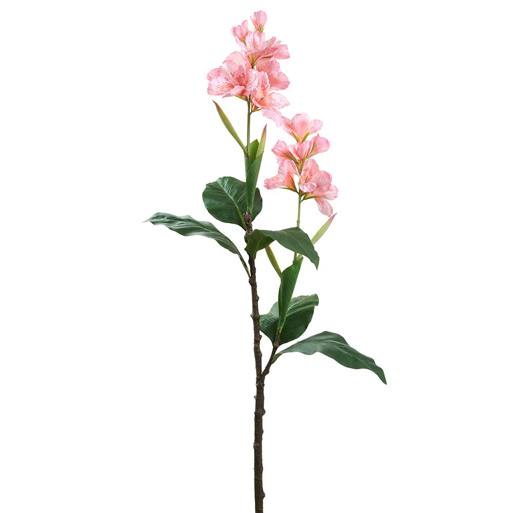 56.5" Canna Lily Silk Flower Stem -Pink (Pack of 6)