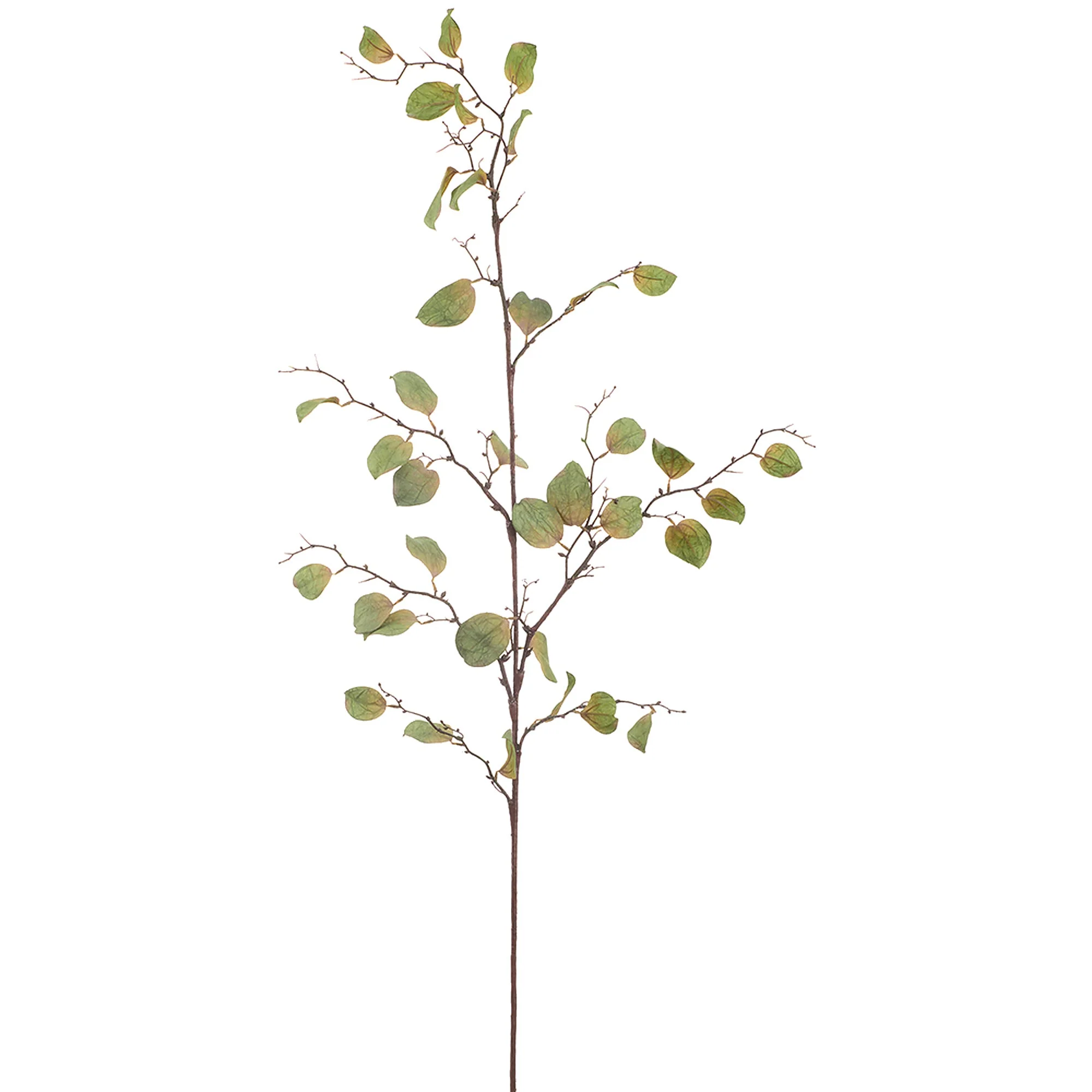 56" Hanging Artificial Smilax Leaf Stem -Green (Pack of 12)