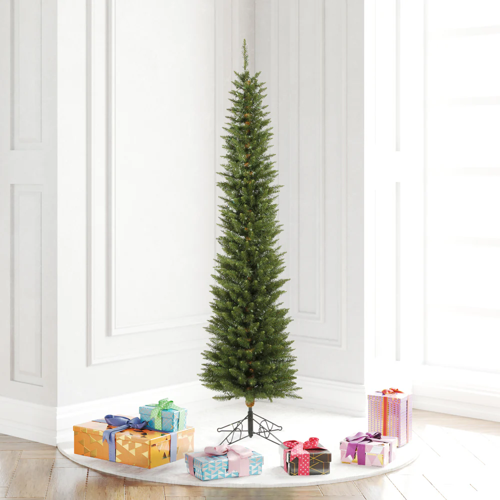 5'6"Hx18"W Pole Durham Pine Artificial Christmas Tree, Unlit -Green - Image 5