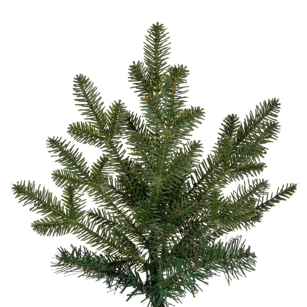 5'6"Hx38"W PE Slim Georgian Fraser Fir Artificial Christmas Tree, Unlit -Green - Image 2