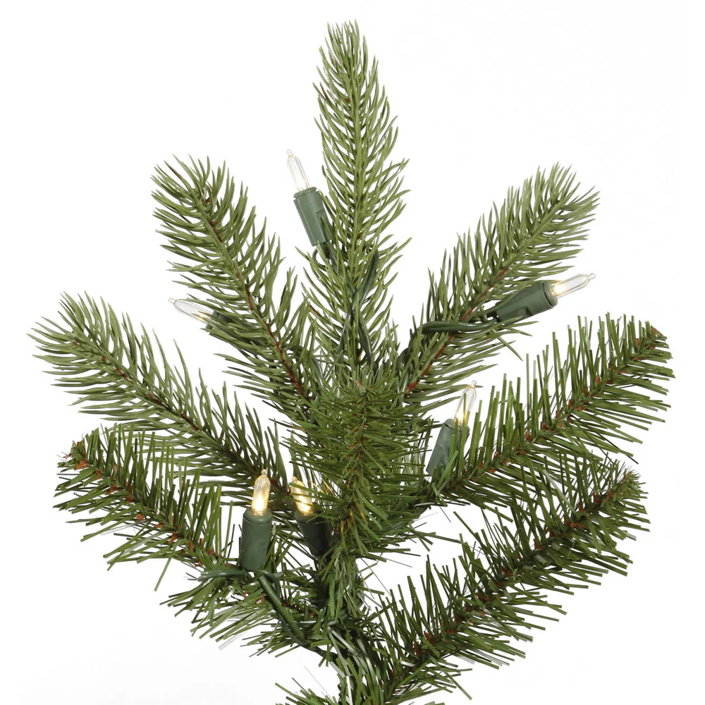 5'6"Hx41"W PE King Spruce Artificial Christmas Tree, LED Pre-Lit -Green - Image 5