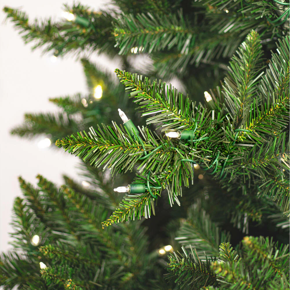 5'6"Hx43"W Camdon Fir Artificial Christmas Tree, LED Pre-Lit -Green - Image 2