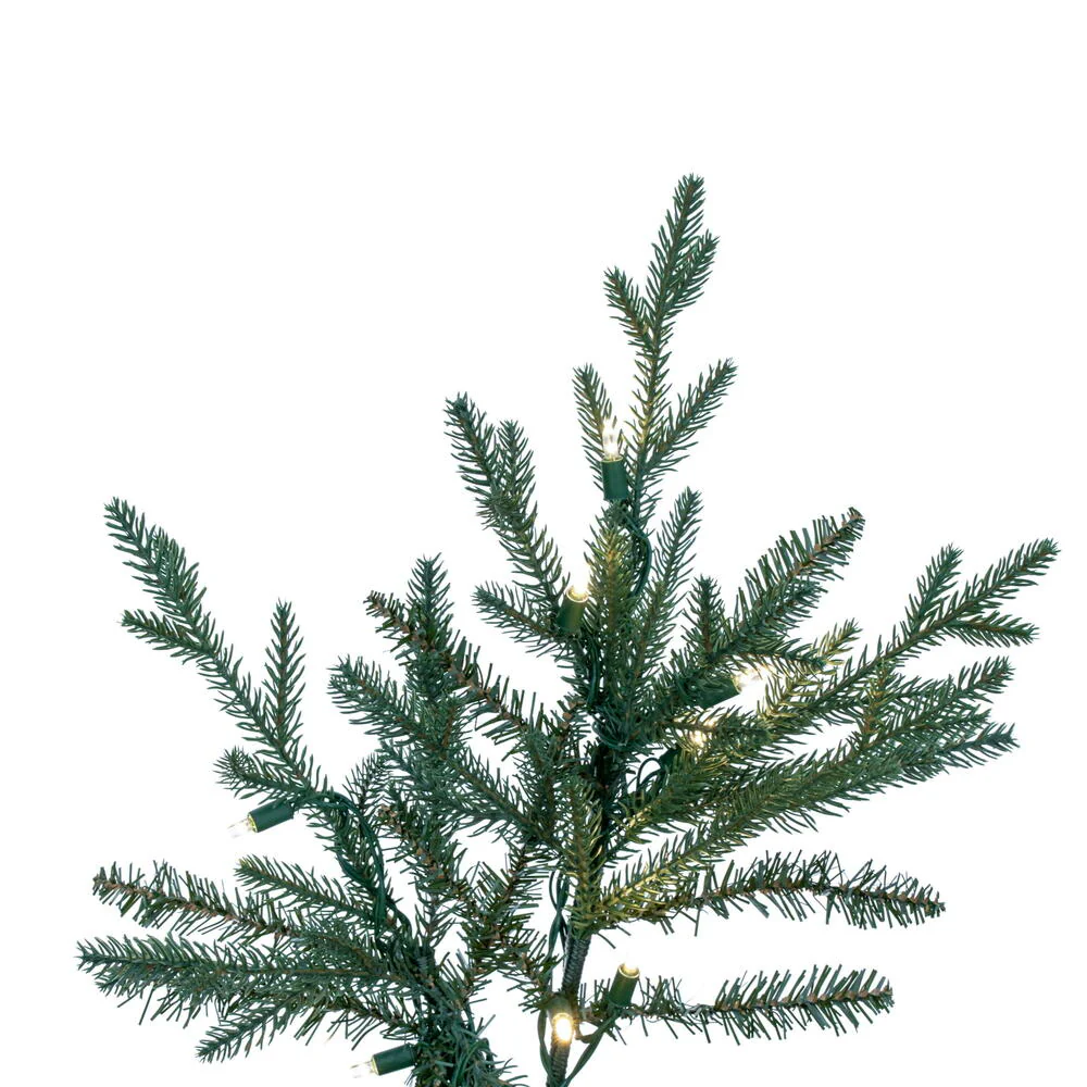 5'6"Hx47"W PE Itasca Fraser Artificial Christmas Tree, LED Pre-Lit -Green - Image 5