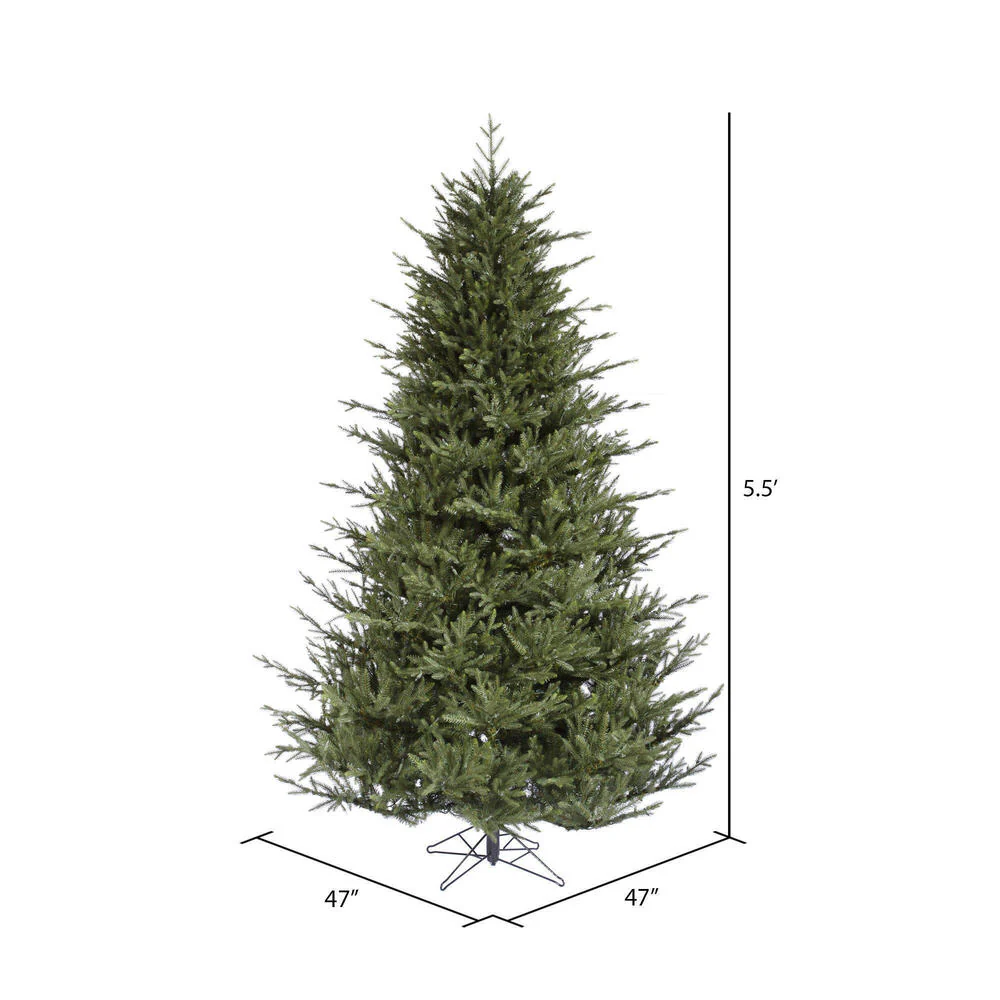 5'6"Hx47"W PE Itasca Fraser Artificial Christmas Tree, Unlit -Green - Image 5