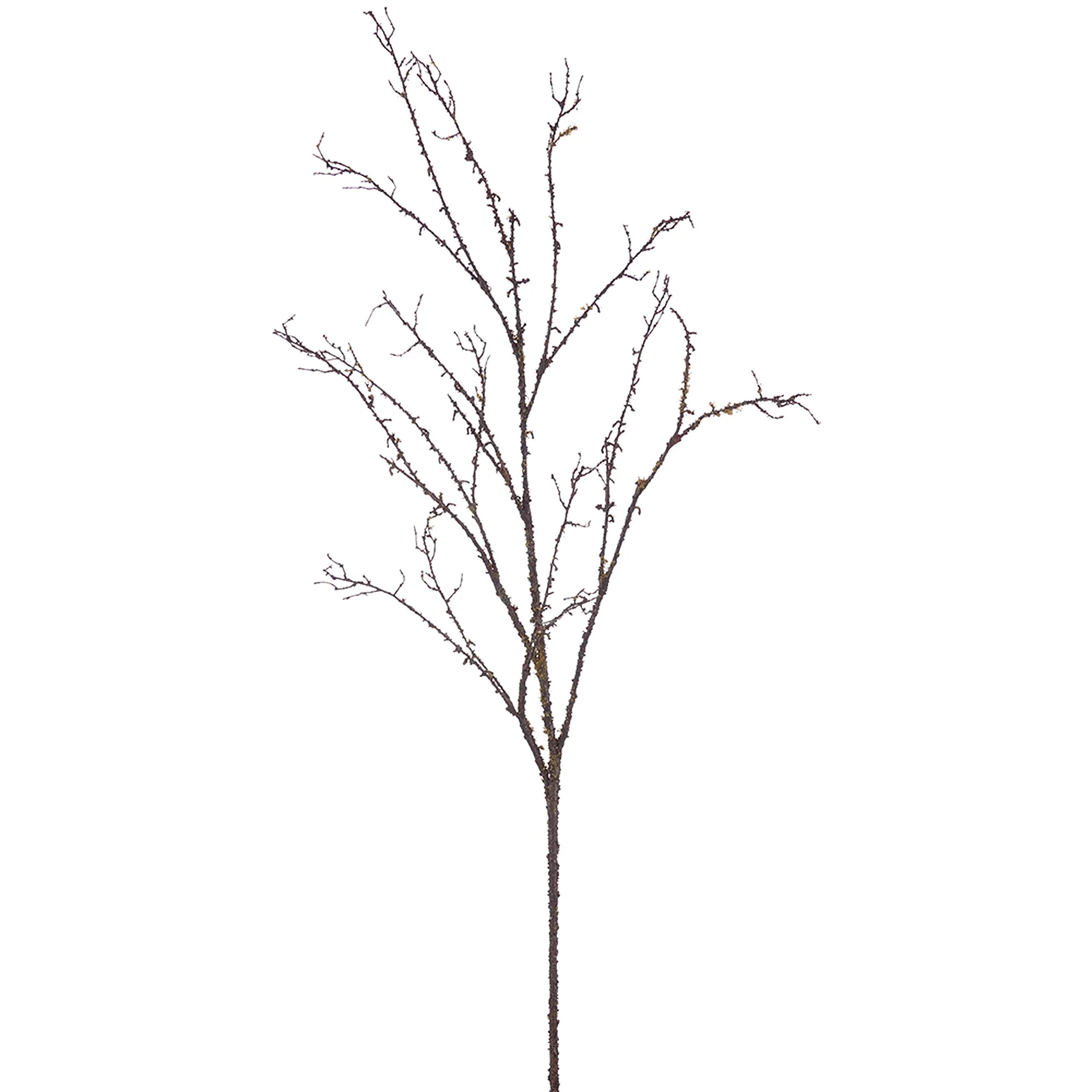 57.5" Artificial Moss Twig Stem -Brown/Green (Pack of 6)