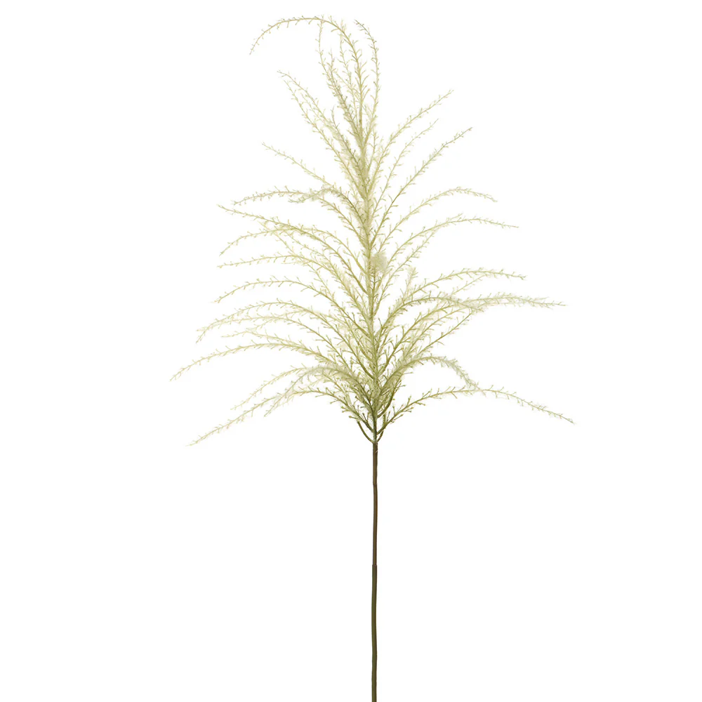 57" Artificial Reed Grass Stem -Cream/Green (Pack of 12)