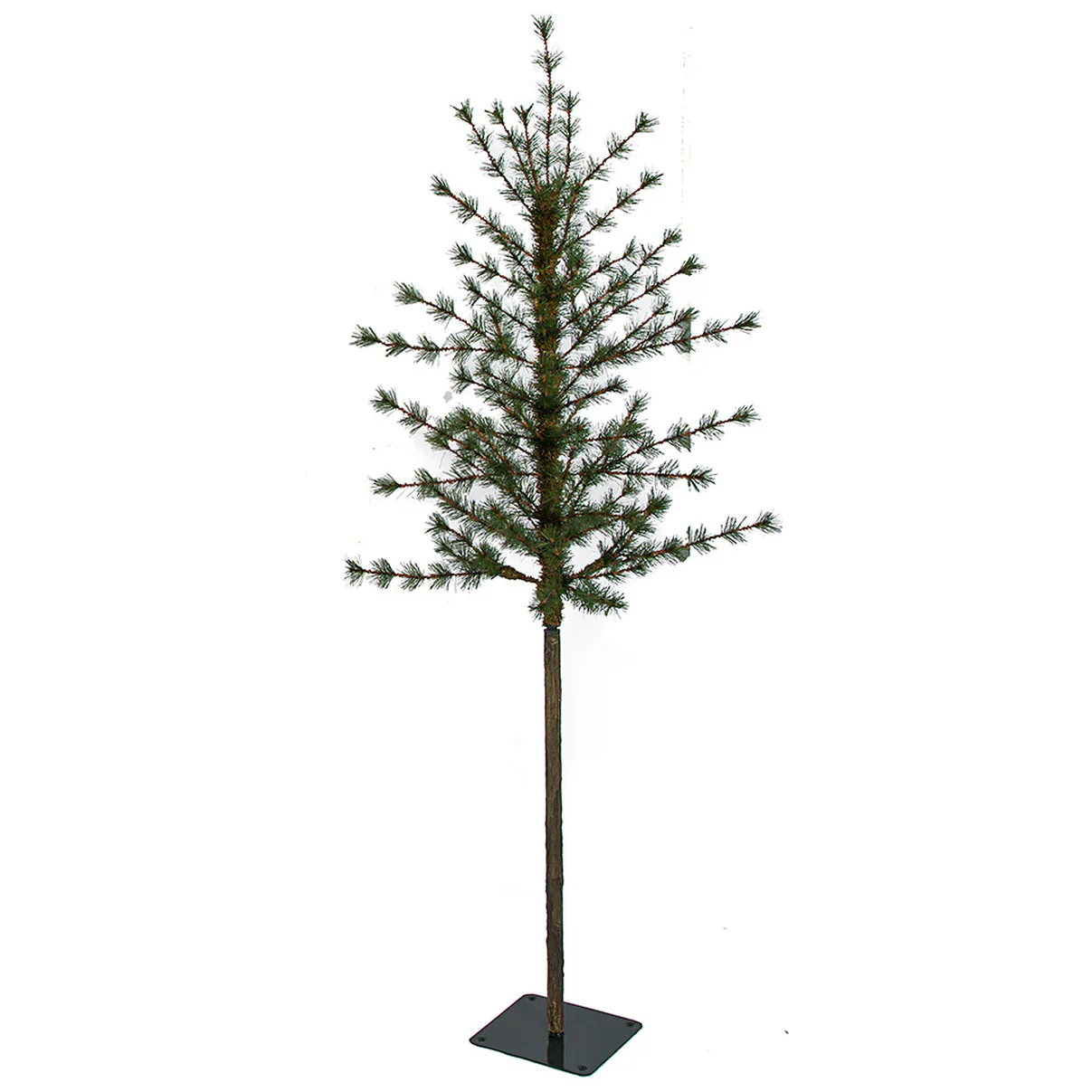 5'Hx24"W Butte Pine Artificial Tree, Unlit -Green