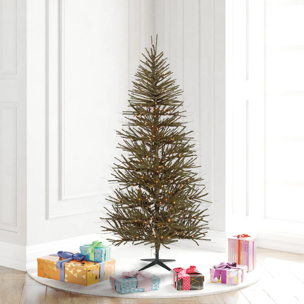 5'Hx34"W Vienna Twig Artificial Christmas Tree, Unlit -Brown/Green - Image 4
