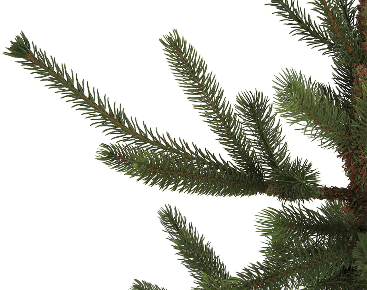 5'Hx35"W PE Dawson Fir Artificial Tree, Unlit -Green - Image 2