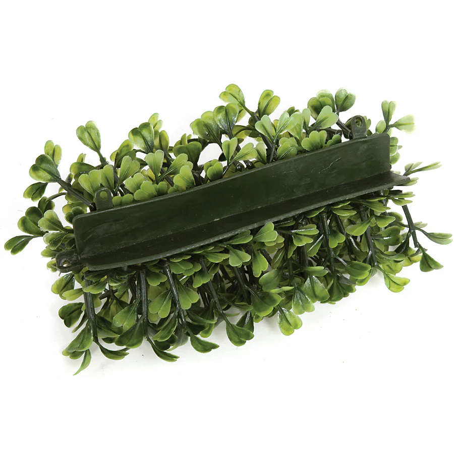 5"Wx1"H Outdoor UV-Proof Artificial Boxwood Mat Edge -Green (Pack of 12)