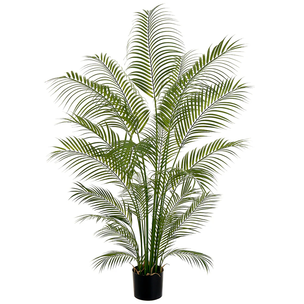 6' Areca Faux Palm Tree w/Pot -Green