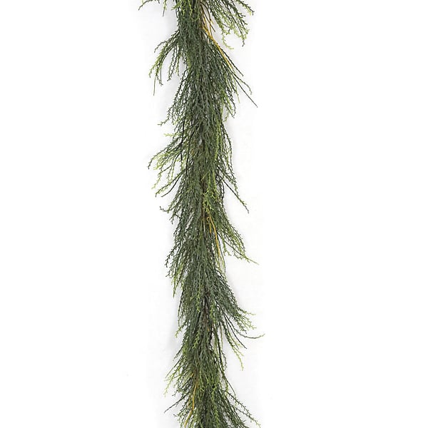 6' Outdoor UV-Proof Artificial Weed Twig Garland -Green (Pack of 6)