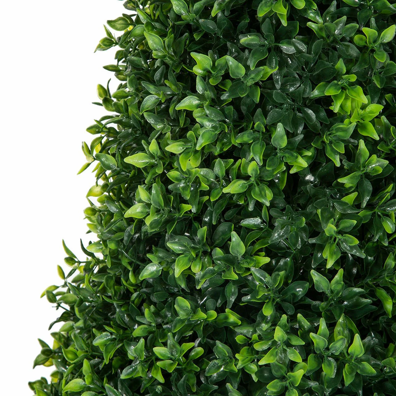 6' Outdoor UV-Resistant Artificial Dwarf Boxwood Cone-Shaped Topiary Tree -Green - Image 2