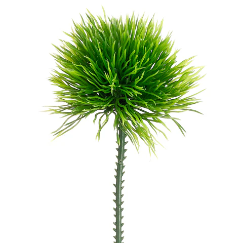 6" Real Touch Moss Grass Artificial Stem Pick -Green (Pack of 36)