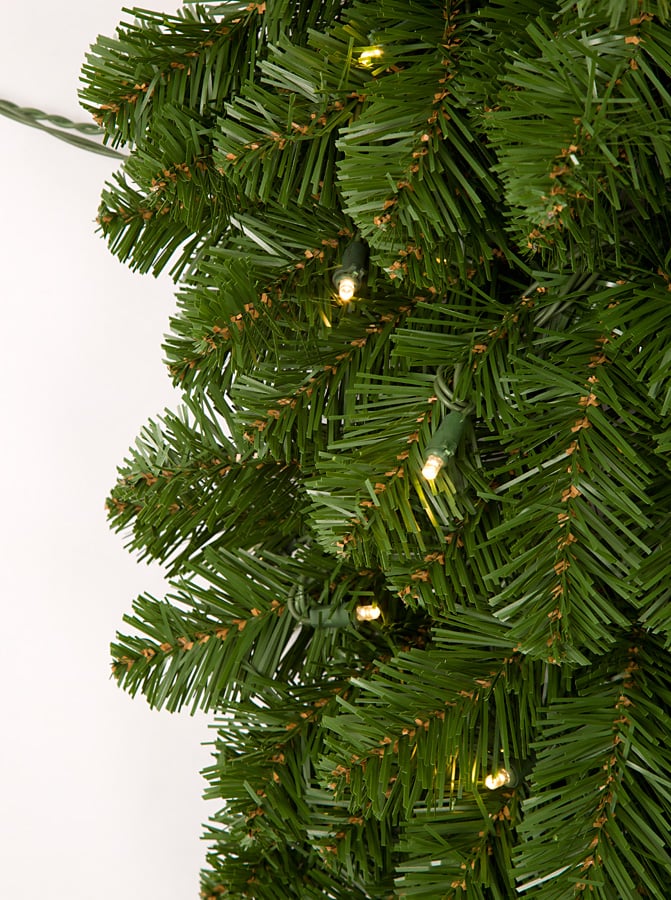 60" Artificial Oregon Pine Teardrop Swag -Green - Image 2