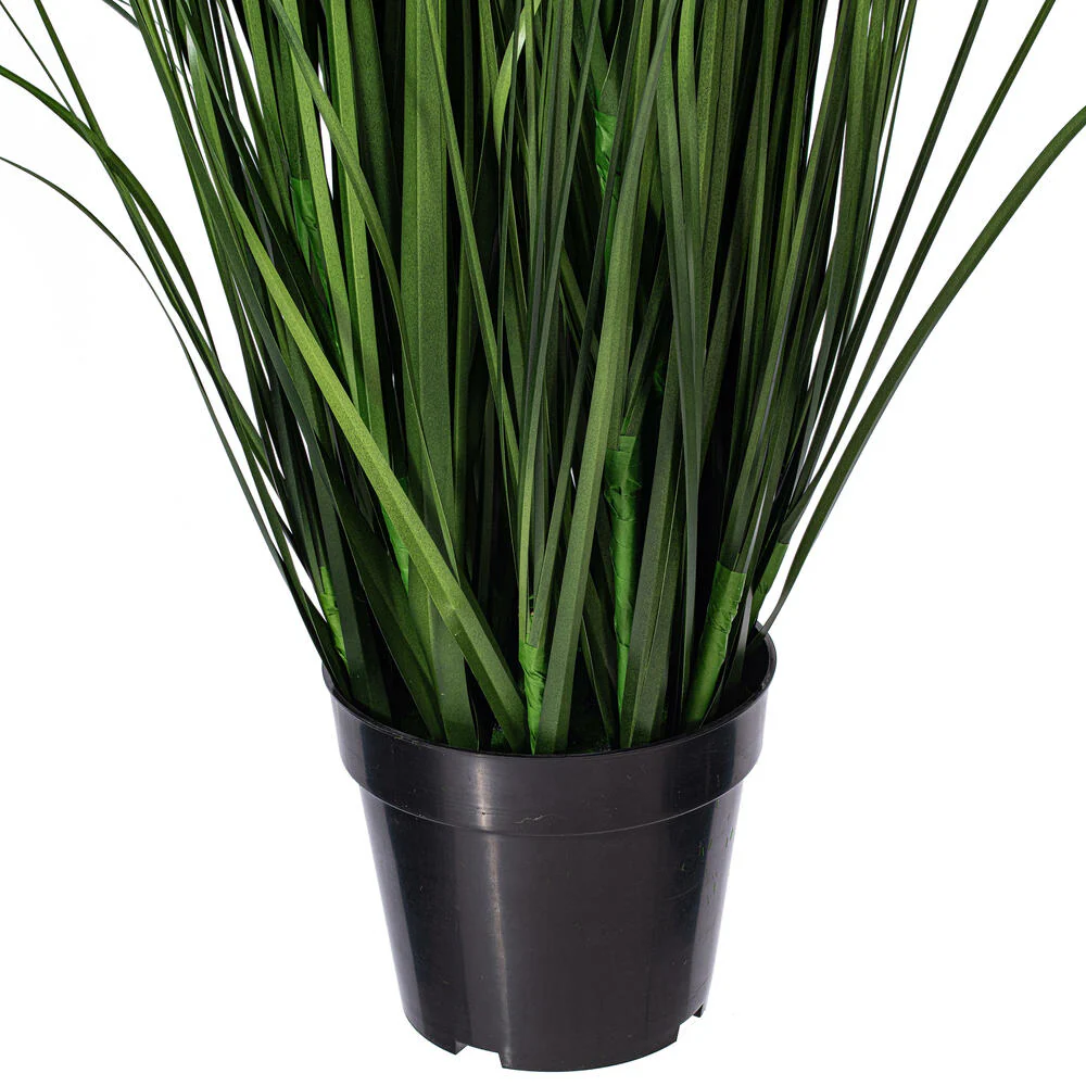 60" IFR PVC Brushed Grasss Artificial Plant w/Pot -Green - Image 4