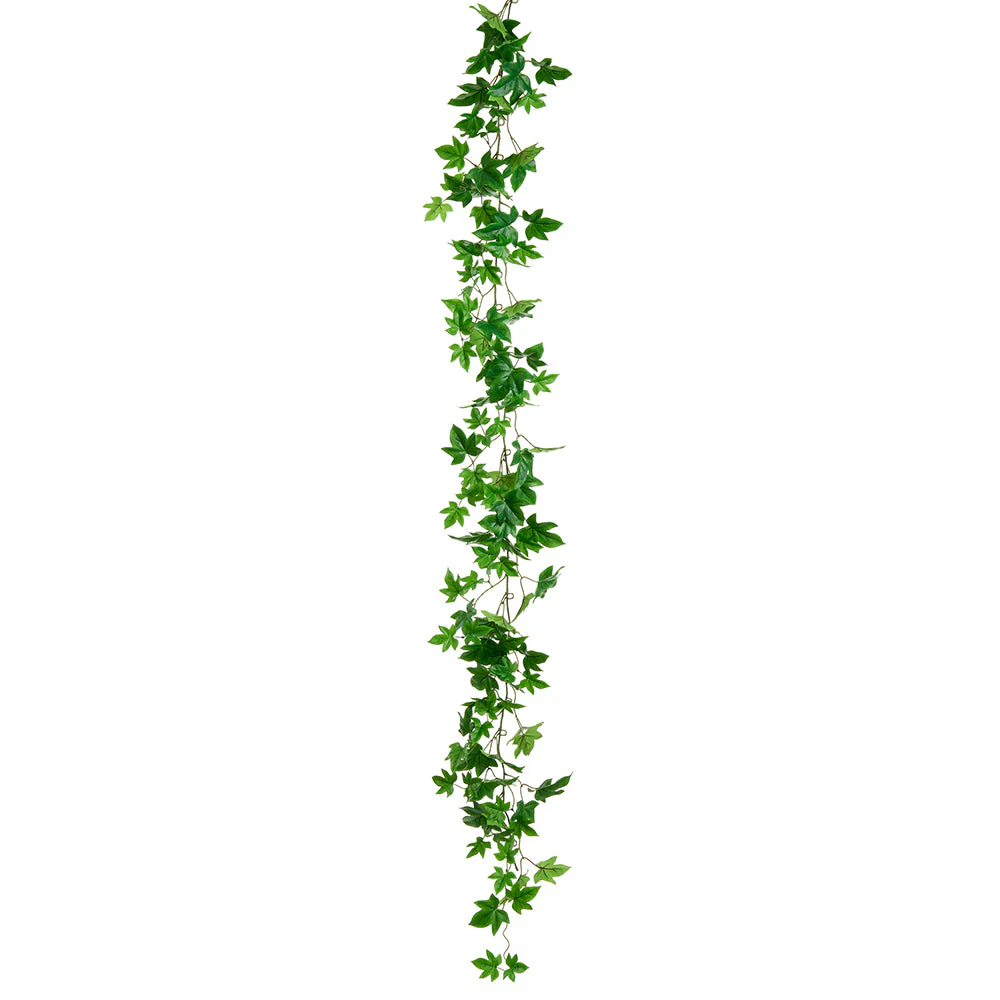 6'1" Grape Ivy Leaf Silk Garland -Green (Pack of 6)