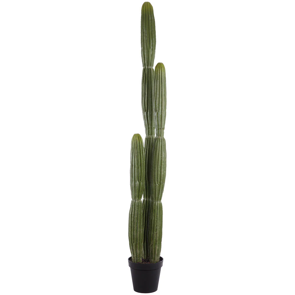 6'2" Column Cactus Artificial Plant w/Plastic Pot -Green (Pack of 2)
