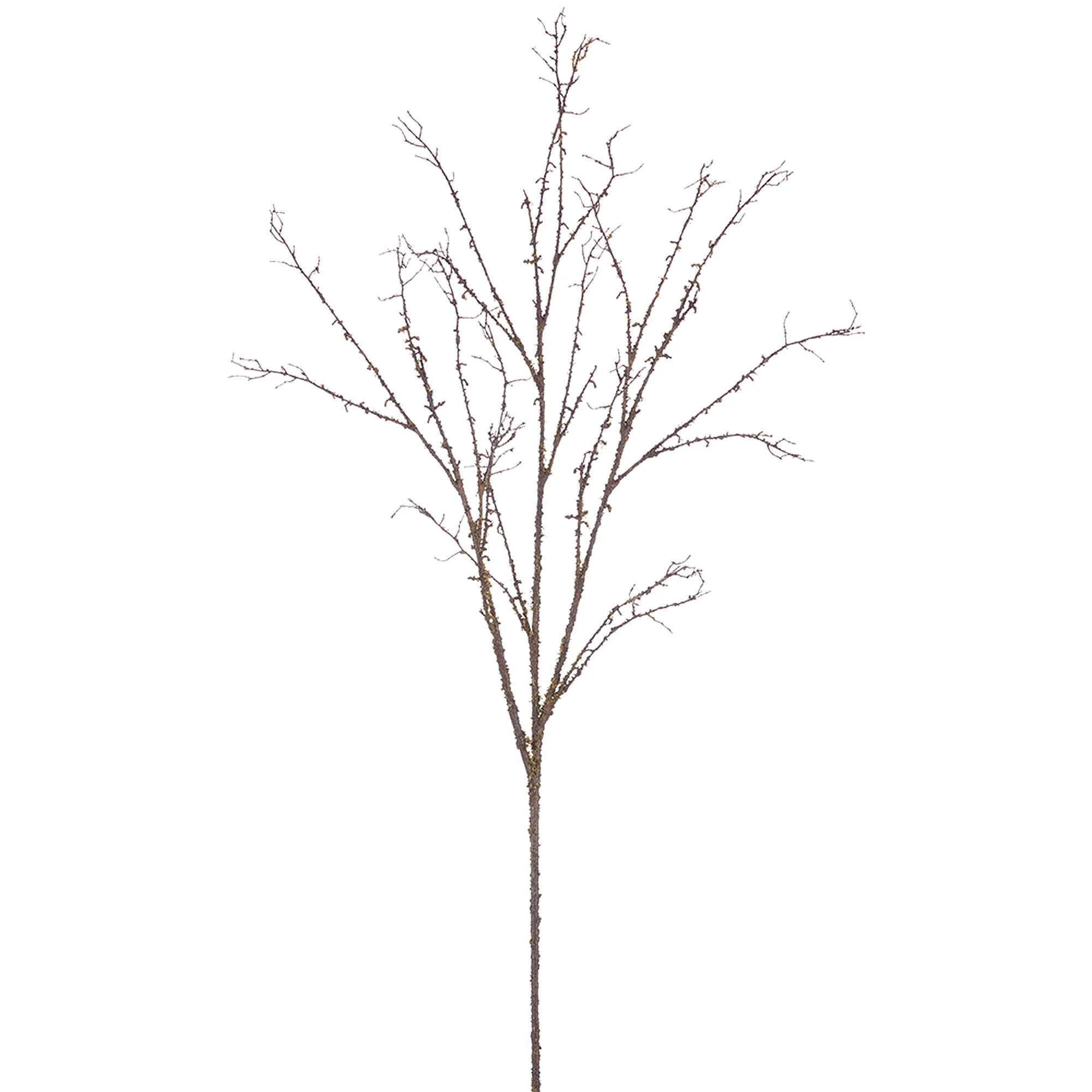 63.5" Artificial Moss Twig Stem -Brown/Green (Pack of 6)