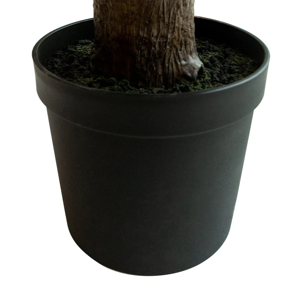 6'6" Outdoor UV-Resistant Artificial Yucca Tree w/Pot -Green - Image 2