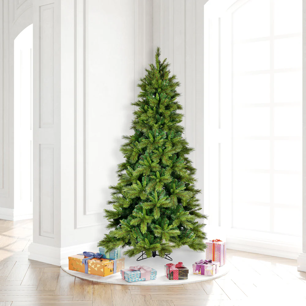 6'6"Hx40"W PE Brighton Pine Artificial Christmas Tree, Unlit -Green - Image 5