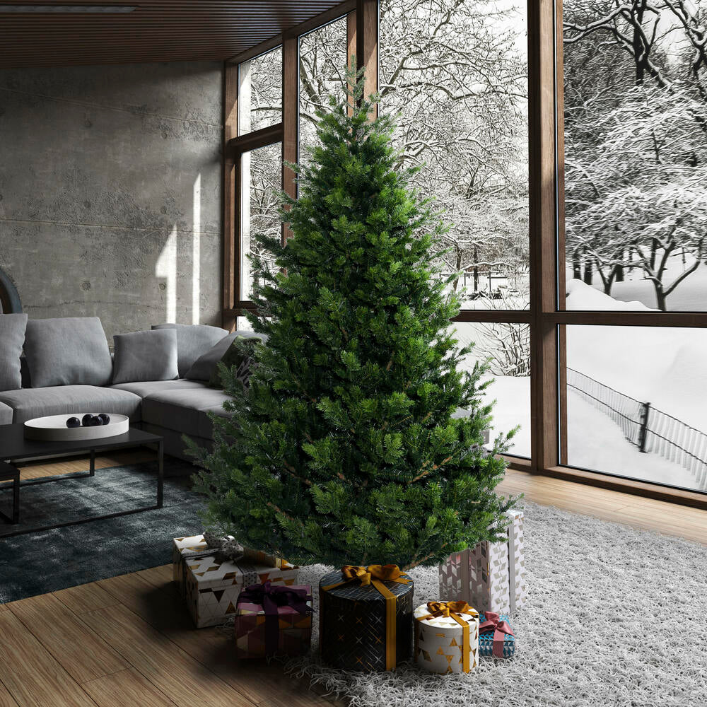 6'6"Hx49"W PE Eagle Fraser Artificial Christmas Tree, Unlit -Green - Image 4