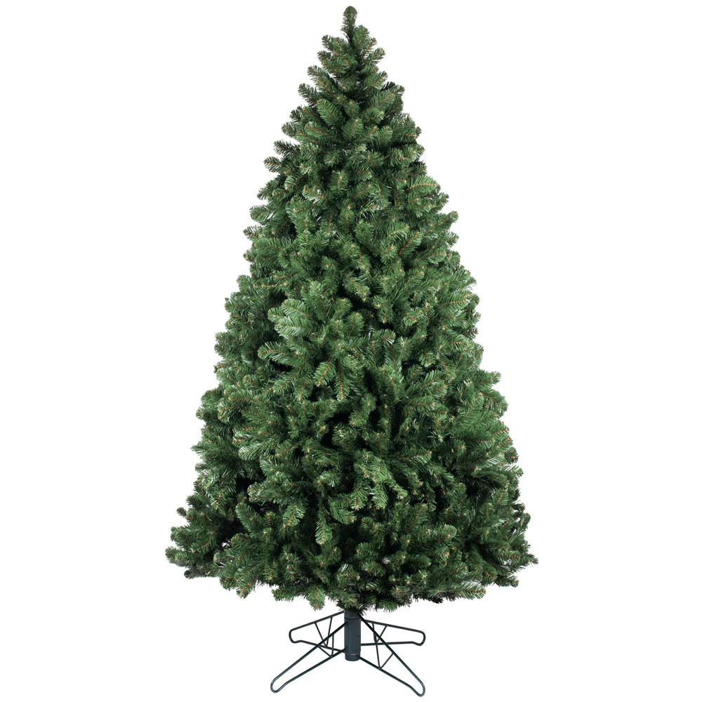 6'6"Hx50"W Outdoor UV-Resistant Oregon Fir Artificial Christmas Tree, Unlit -Green