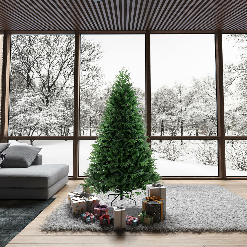 6'6"Hx52"W PE Tiffany Fraser Artificial Christmas Tree, Unlit -Green - Image 7