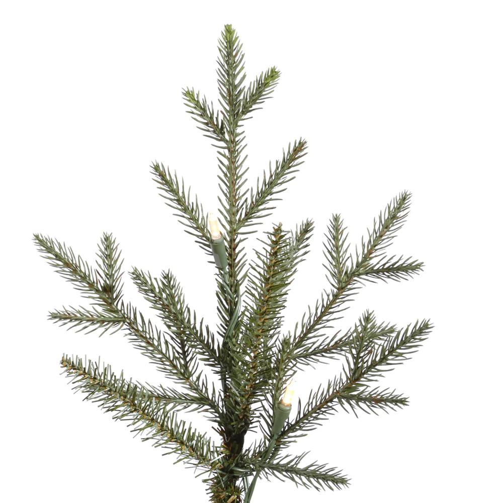 6'6"Hx56"W PE Itasca Fraser Artificial Christmas Tree, LED Pre-Lit -Green - Image 5
