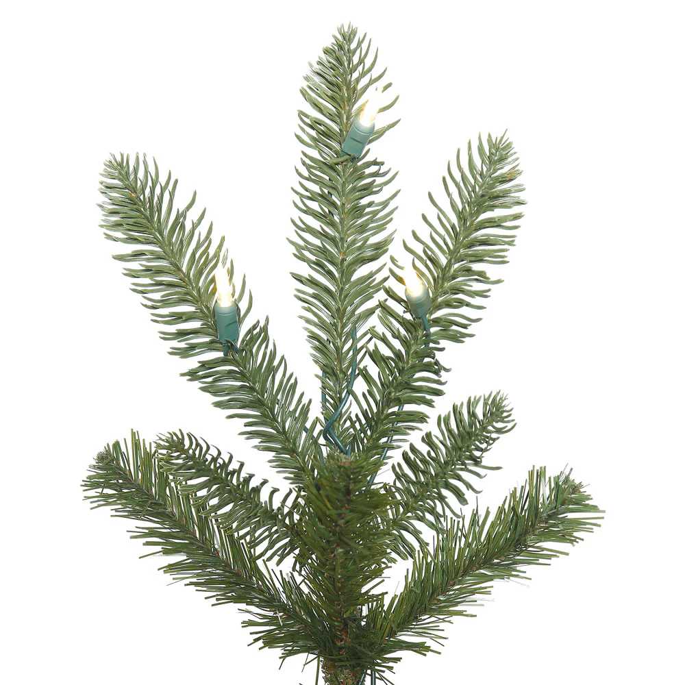 6'Hx48"W PE Alberta Spruce Artificial Christmas Tree, LED Pre-Lit -Green - Image 7