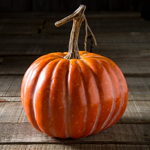 6"Hx5.5"W Artificial Pumpkin -Orange (Pack of 12) - Image 2