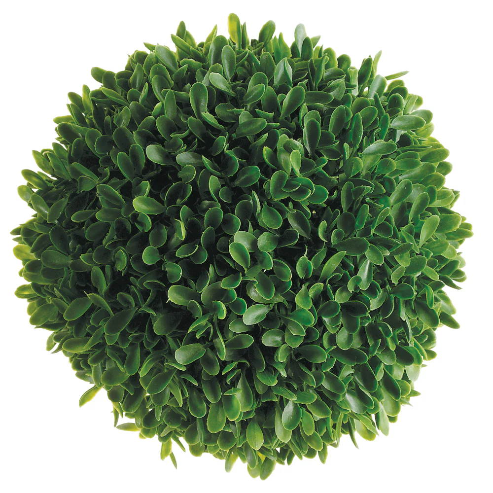 7" Boxwood Ball-Shaped Artificial Topiary -Green (Pack of 12)