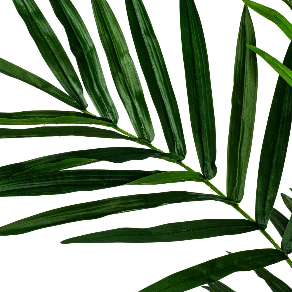7' Kentia Silk Palm Tree w/Plastic Pot -Green - Image 2