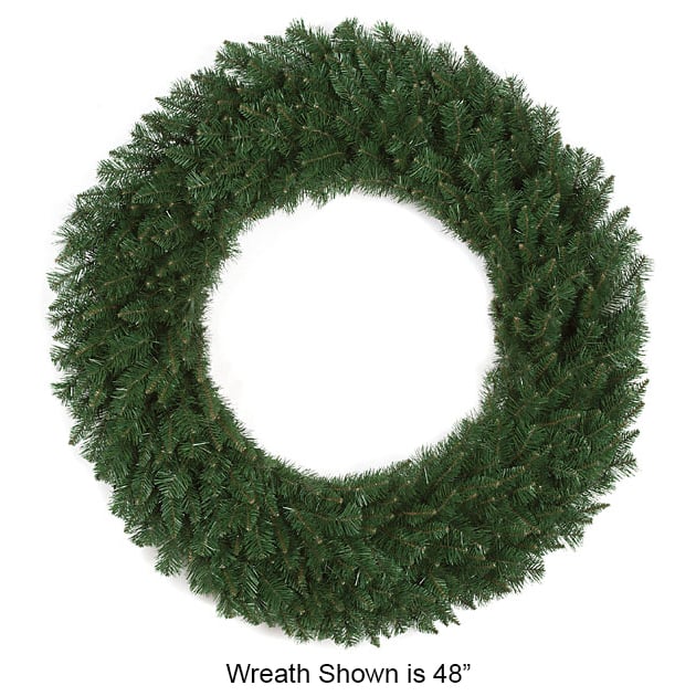 72" Artificial Monroe Pine Wreath -Green