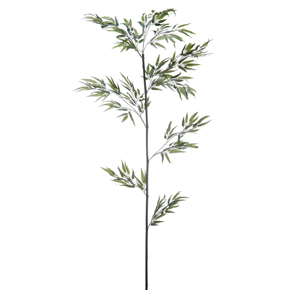 72" Silk Black Bamboo Stem -Green (Pack of 48)