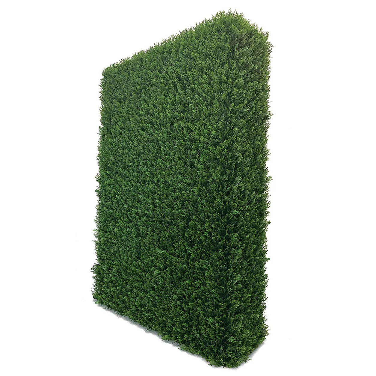72"Hx48"W"x16"D IFR Cedar Artificial Topiary Hedge -2 Tone Green