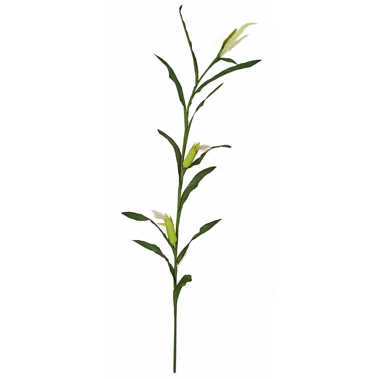 7'6" IFR Artificial Corn Stalk Branch Stem -Green (Pack of 4)