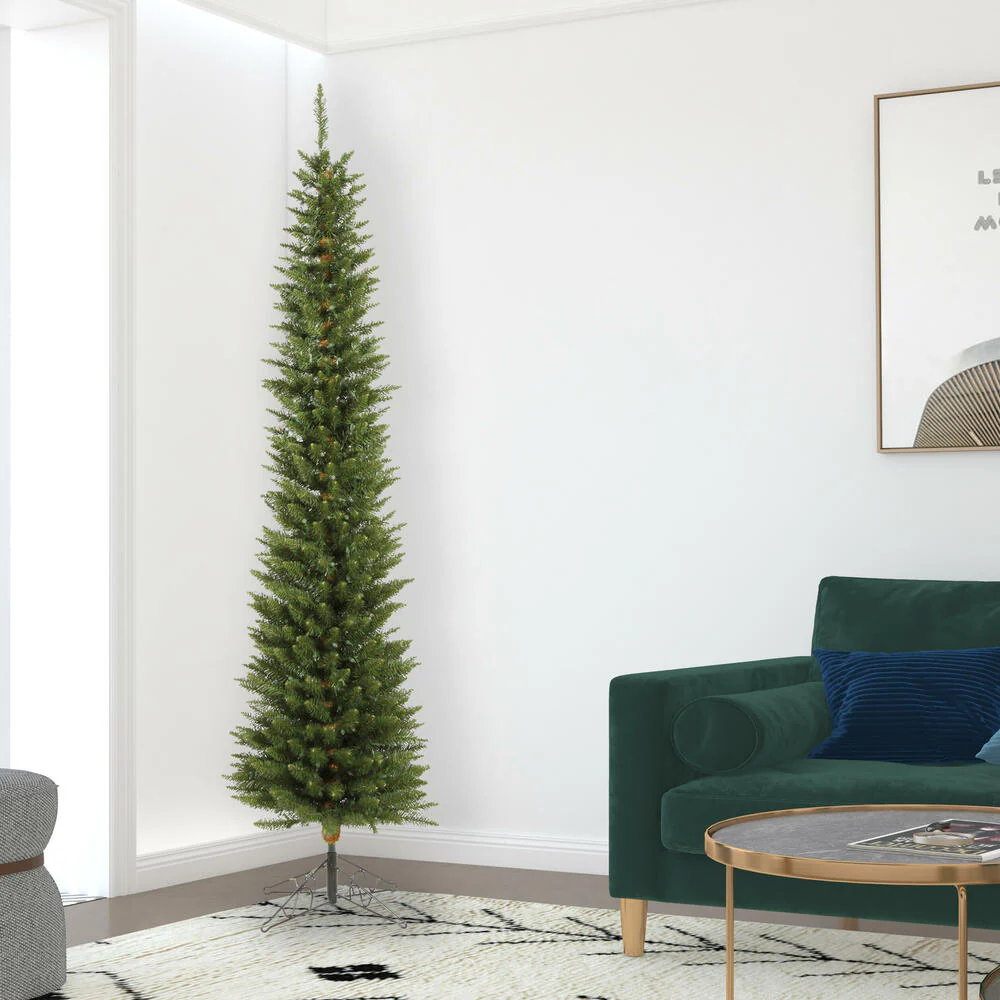 7'6"Hx23"W Pole Durham Pine Artificial Christmas Tree, Unlit -Green - Image 5