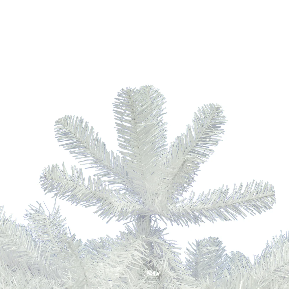 7'6"Hx36"W Pencil White Salem Pine Artificial Christmas Tree, Unlit -White - Image 2