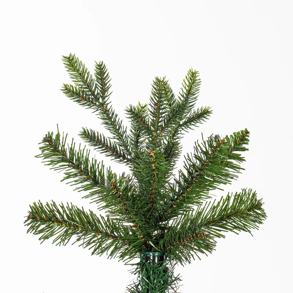7'6"Hx39"W PE Slim Wistler Spruce Artificial Christmas Tree, Unlit -Green - Image 2