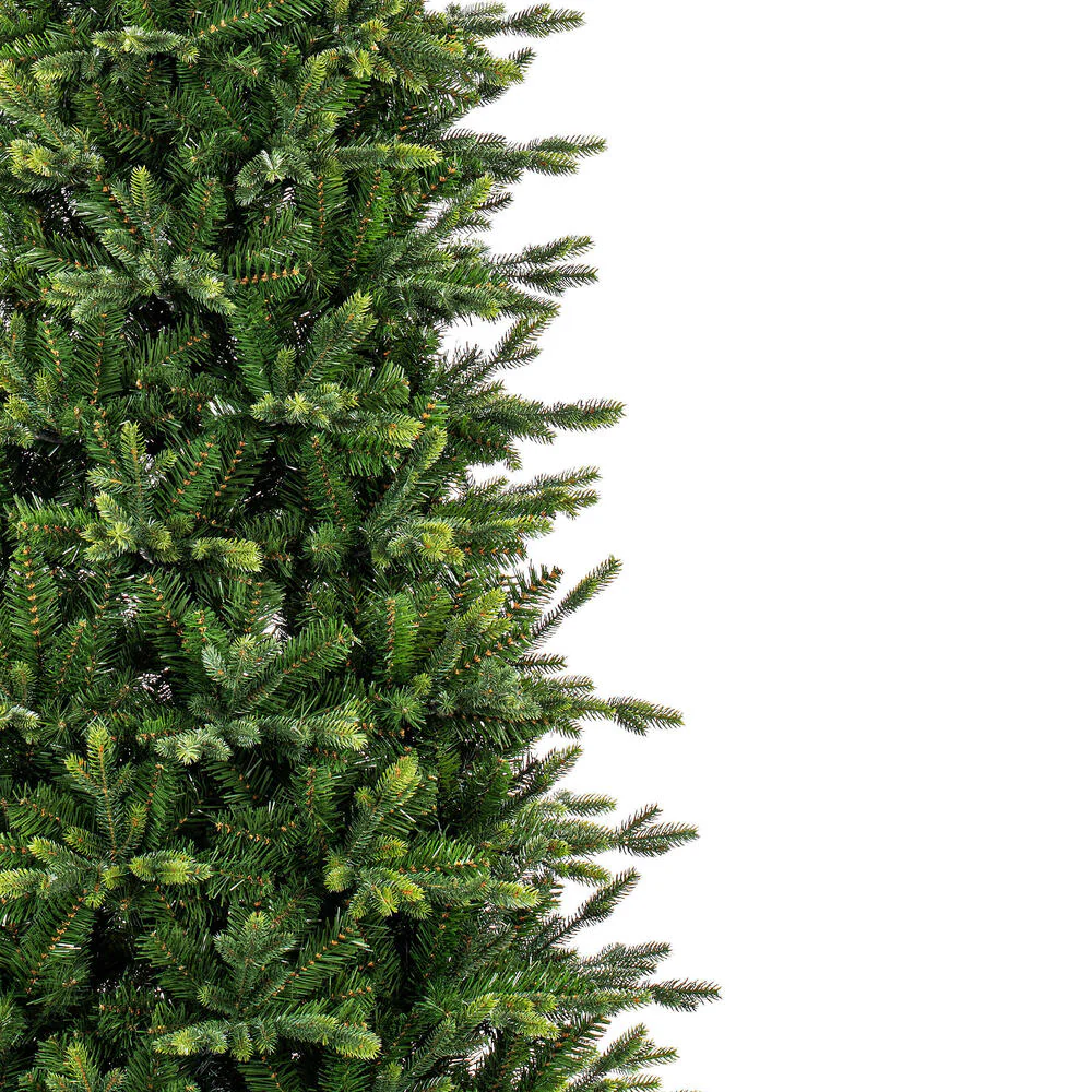 7'6"Hx39"W PE Slim Wistler Spruce Artificial Christmas Tree, Unlit -Green - Image 3