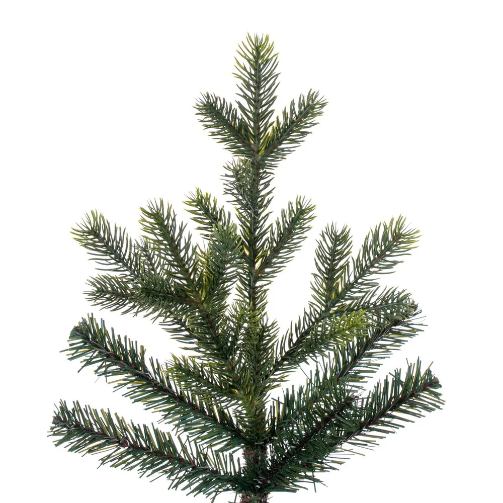 7'6"Hx48"W PE Slim Welch Fraser Artificial Christmas Tree, Unlit -Green - Image 2