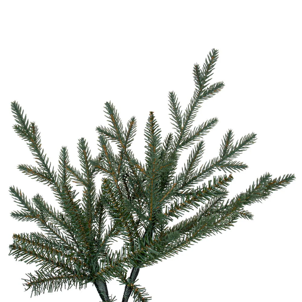 7'6"Hx50"W PE Slim Itasca Fraser Artificial Christmas Tree, Unlit -Green - Image 2