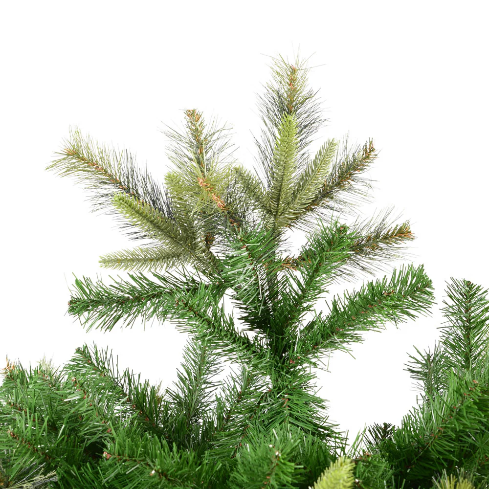 7'6"Hx55"W PE Cashmere Pine Artificial Christmas Tree, Unlit -Green - Image 2