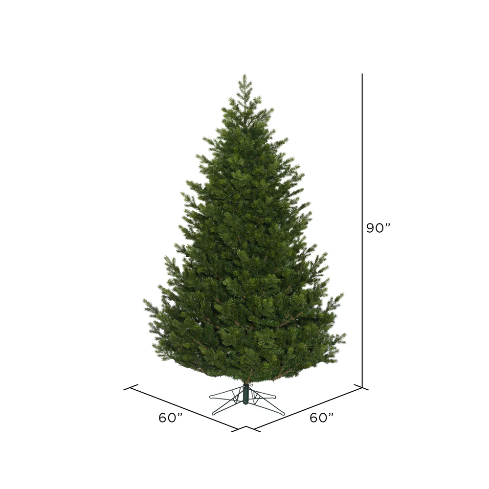 7'6"Hx55"W PE Eagle Fraser Artificial Christmas Tree, Unlit -Green - Image 3