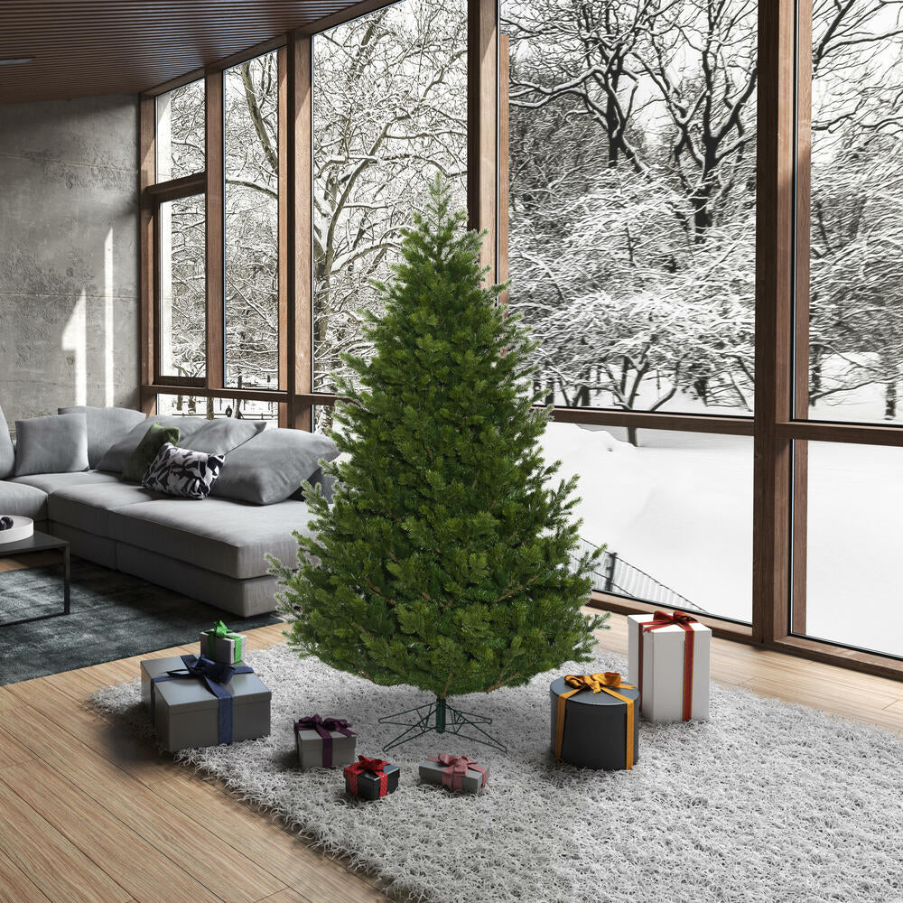7'6"Hx55"W PE Eagle Fraser Artificial Christmas Tree, Unlit -Green - Image 4